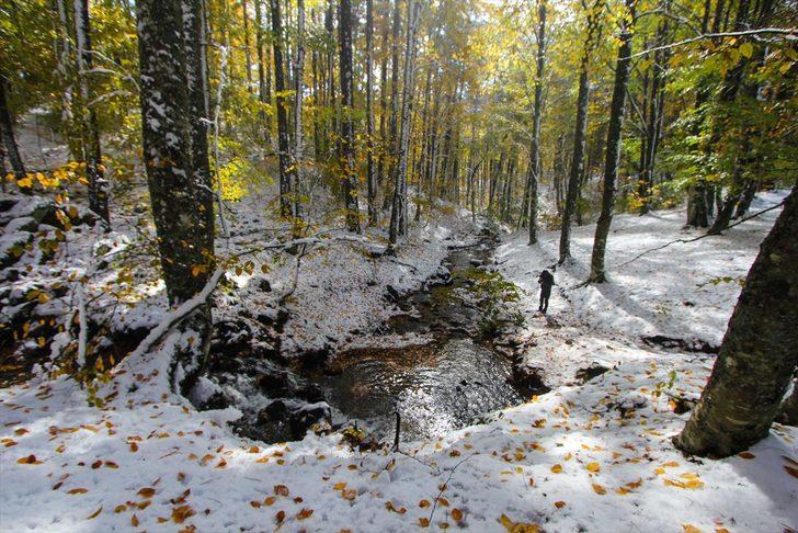 Domaniç Dağları'nda iki mevsim bir arada yaşanıyor  G4