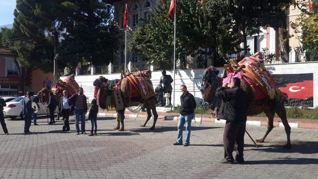 Buldan’da develer dualarla havut kuşandı