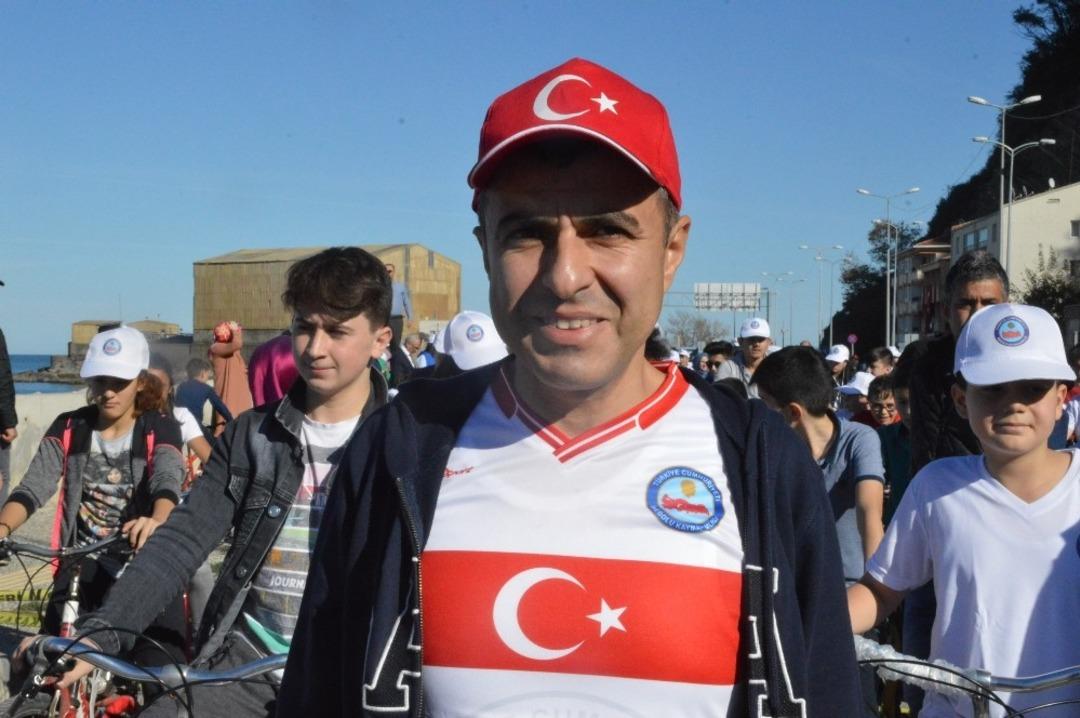 İnebolu&rsquo;da pedallar Cumhuriyet i&ccedil;in &ccedil;evrildi