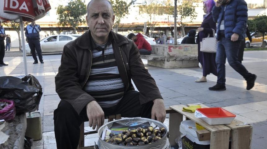 Diyarbakır sokaklarını kestane kokusu sardı