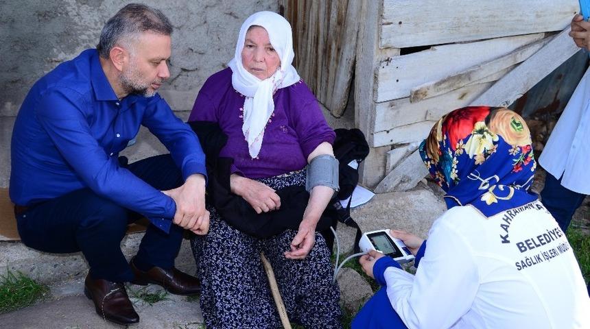 Başkan Ert&uuml;rk&rsquo;&uuml;n ev ziyaretleri s&uuml;r&uuml;yor