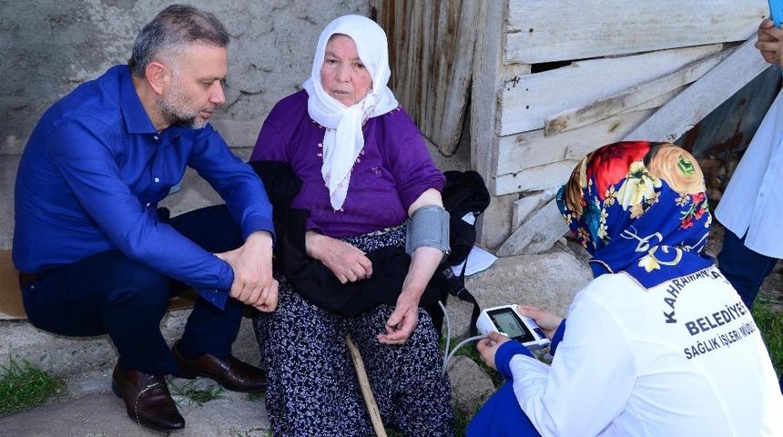 Başkan Ert&uuml;rk&rsquo;&uuml;n ev ziyaretleri s&uuml;r&uuml;yor