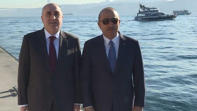 Dışişleri Bakanı  Çavuşoğlu, Azerbaycan Dışişleri Bakanıyla görüştü 
