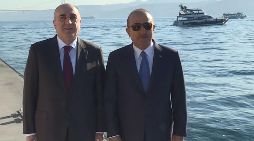 Dışişleri Bakanı &nbsp;&Ccedil;avuşoğlu, Azerbaycan Dışişleri Bakanıyla g&ouml;r&uuml;şt&uuml;&nbsp;