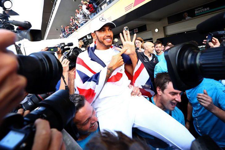 Lewis Hamilton 5. kez dünya şampiyonu