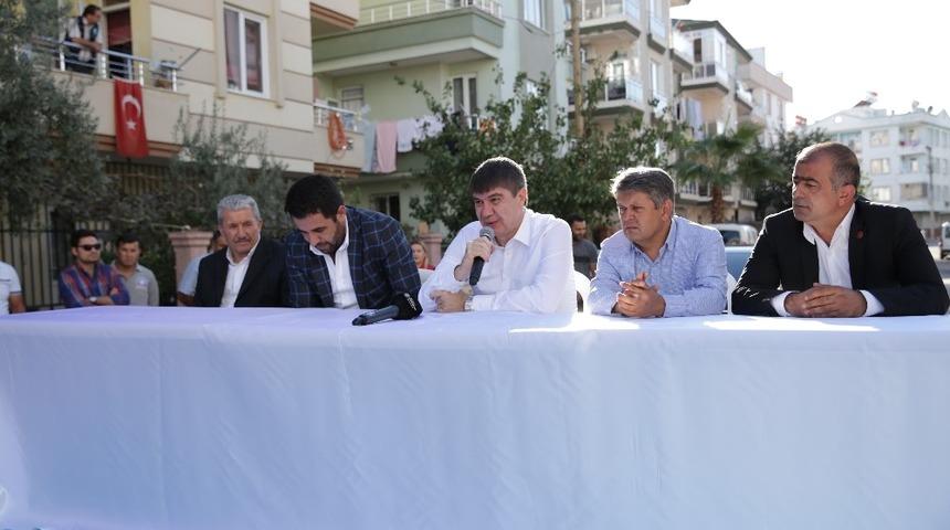 Başkan T&uuml;rel, D&uuml;denbaşı Mahallesi sakinleri ile buluştu