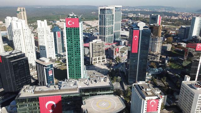 Havadan fotoğraflarla kırmızı-beyaz İstanbul