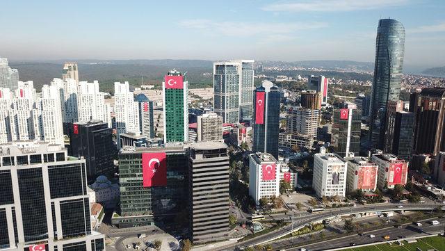 Havadan fotoğraflarla kırmızı-beyaz İstanbul