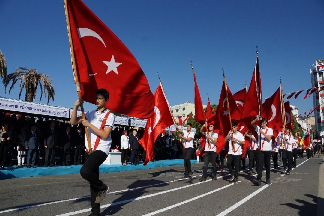 Aydın&rsquo;da 29 Ekim coşkuyla kutlandı