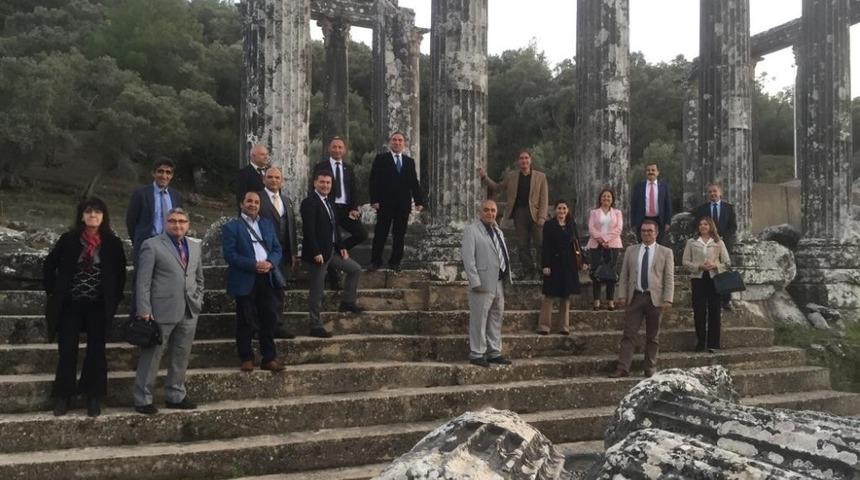 Rektör Çiçek, Euromos’a hayran kaldı