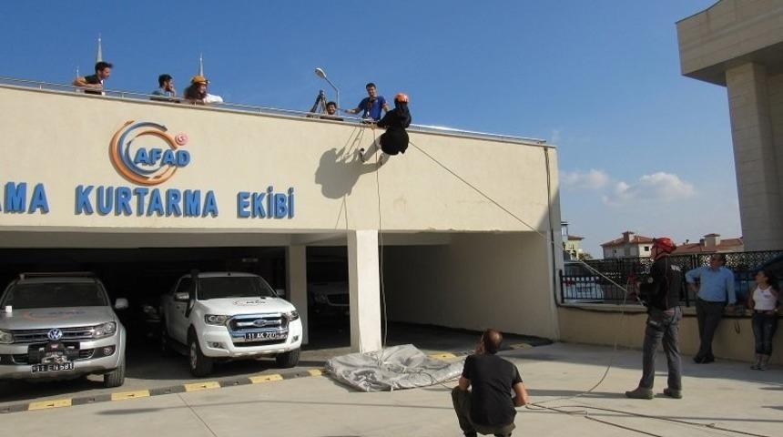 Bilecik’te arama kurtarma gönüllerine eğitim