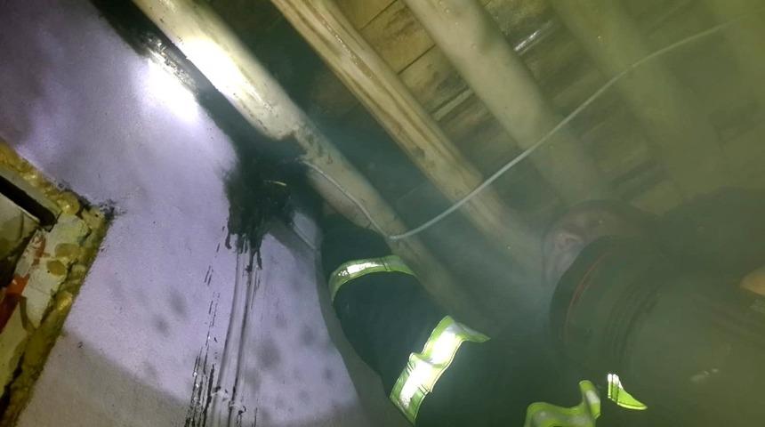 Elektrik tesisatı yangına neden oldu