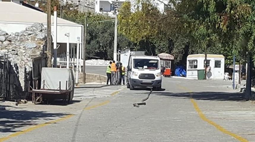 Kablo hırsızları zabıtanın dikkatiyle yakalandı