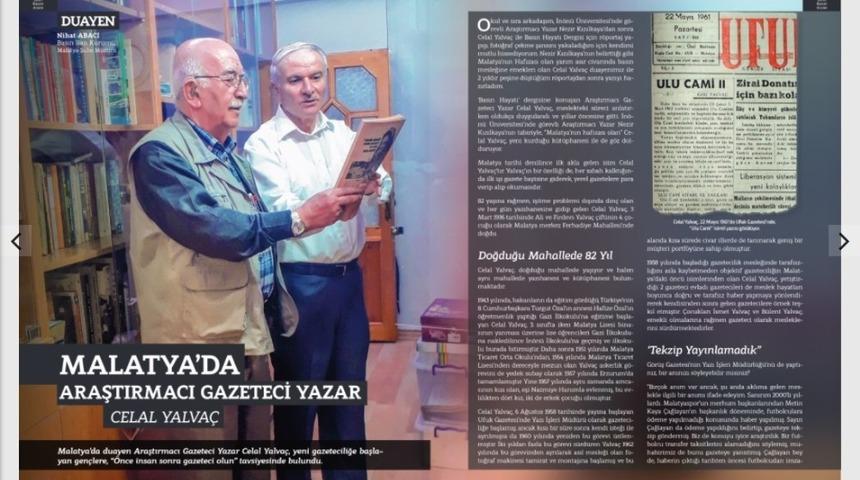 Malatya&rsquo;nın hafızası gazeteci Celal Yalva&ccedil;