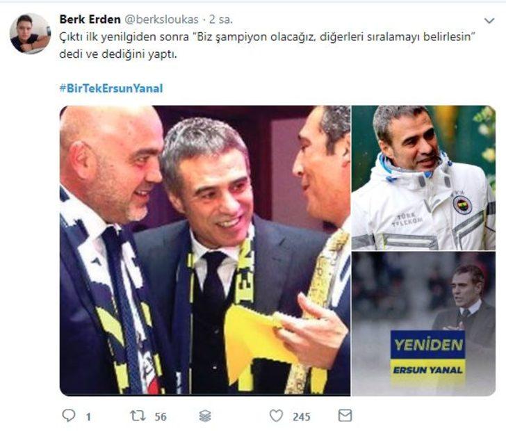Fenerbahçe taraftarı, Ersun Yanal için sosyal medyada kampanya başlattı G5