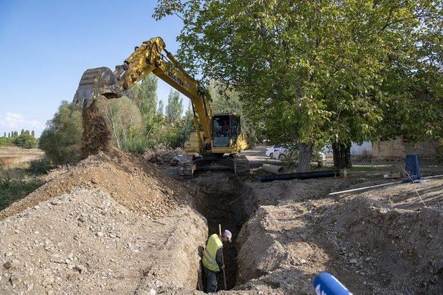 Hasırcılar’daki altyapı çalışmasında sona gelindi