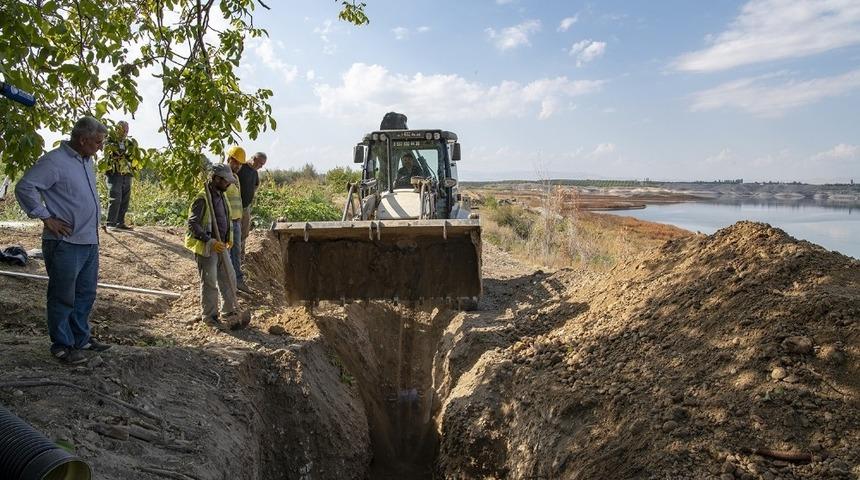 Hasırcılar&rsquo;daki altyapı &ccedil;alışmasında sona gelindi