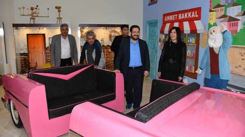 Milletvekili İnce&ouml;z ve Başkan Yazgı aktivite merkezinde incelemelerde bulundu