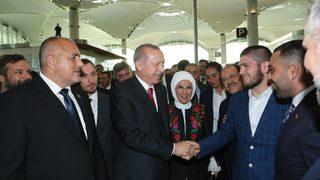 Khabib Nurmagomedov İstanbul Yeni Havalimanı'nın açılışına katıldı