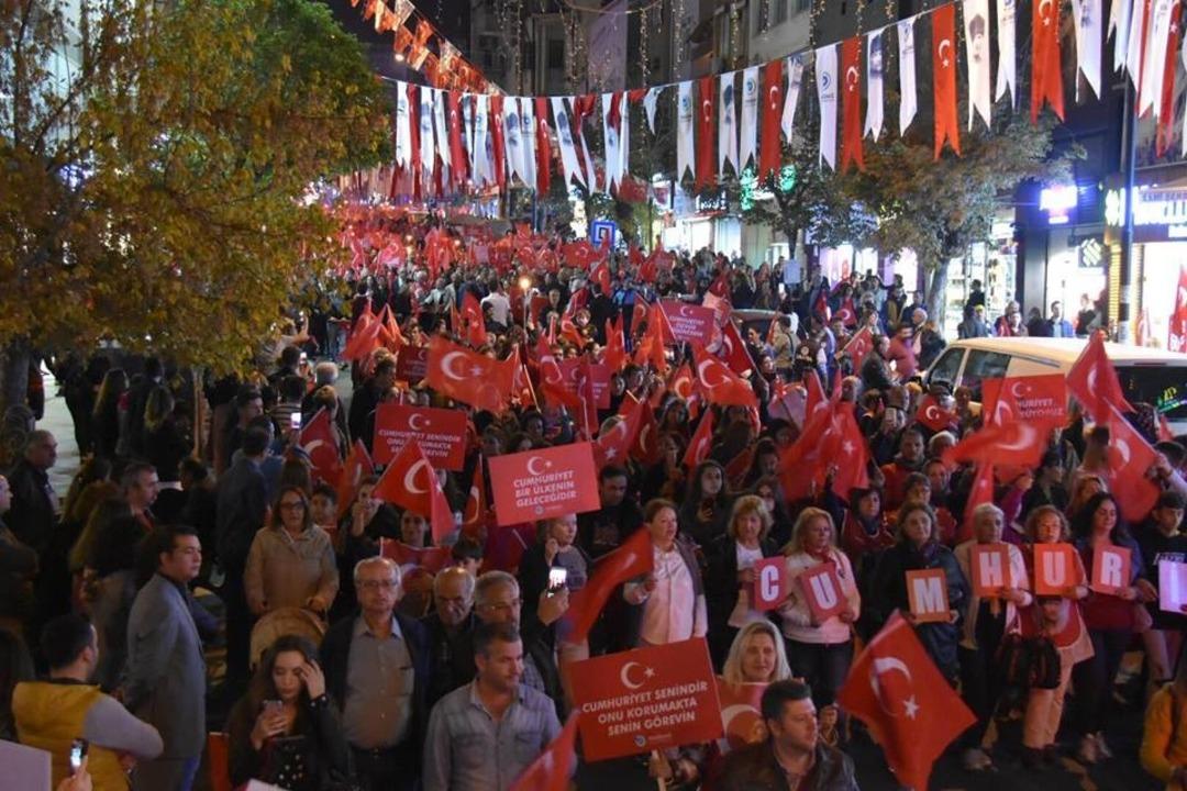 Tekirdağ&rsquo;da &rsquo;Cumhuriyet&rsquo; coşkusu