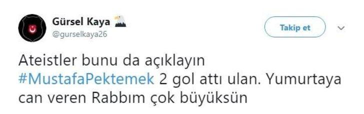 Mustafa Pektemek'in 2 gol atması sosyal medyayı salladı G1