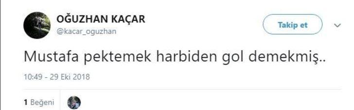 Mustafa Pektemek'in 2 gol atması sosyal medyayı salladı G5