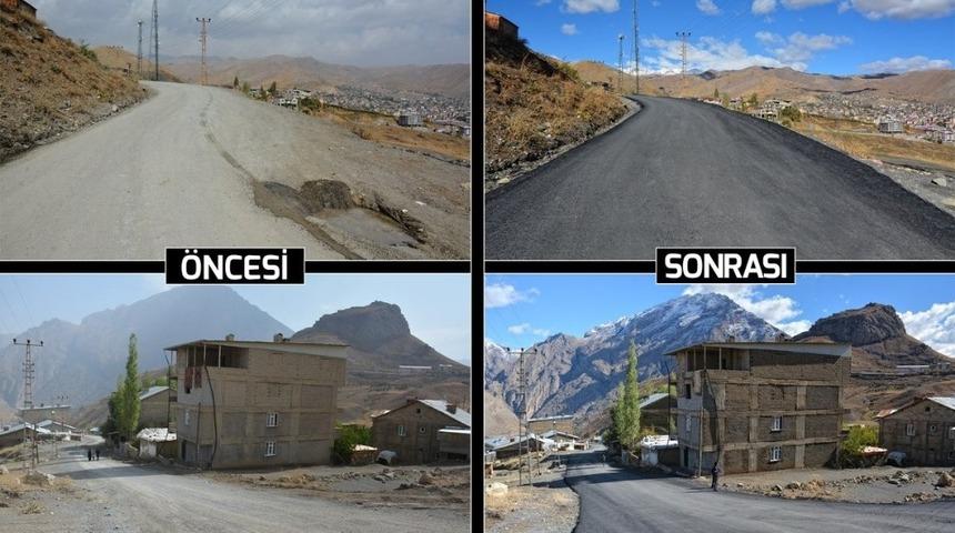 Hakkari&rsquo;de yollar bir bir yenileniyor