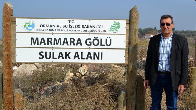 Gölmarmara Gölü kuraklık tehdidi altında