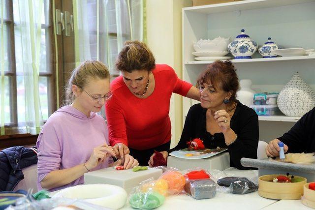 Sapanca’da unutulmaya yüz tutmuş el sanatlarına sahip çıkılıyor