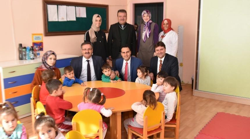 Başkan Güney’den anaokulu ziyareti