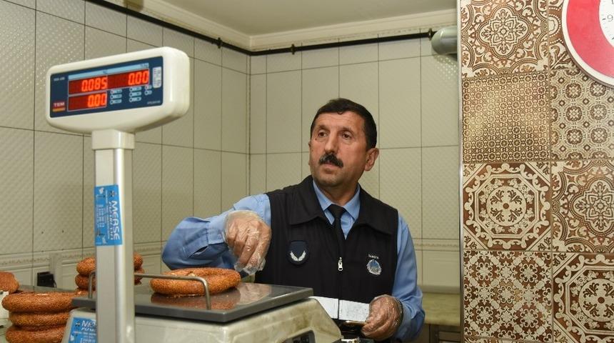 Altınordu Belediyesi zabıta ekiplerinden fırın denetimi