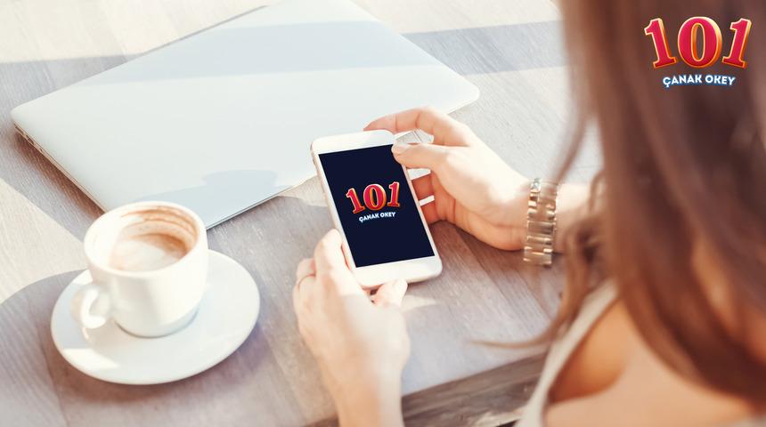 Yepyeni bire bir 101 heyecanı Çanak 101 Okey’de başladı!