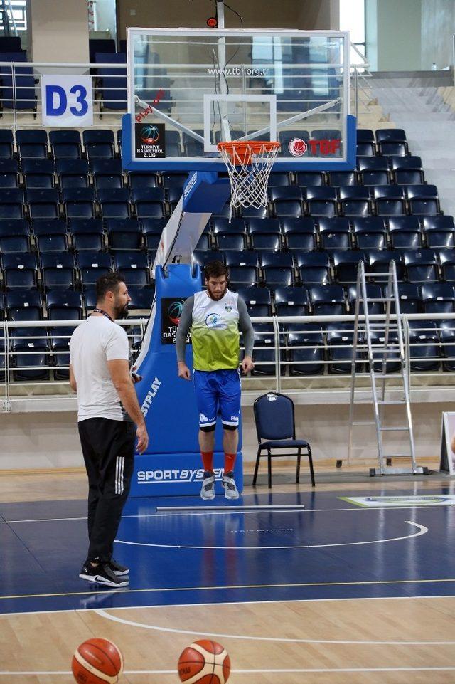 Denizli Basket Haliliye Belediyespor maçına hazırlanıyor