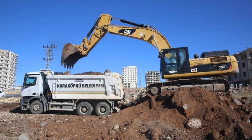 Karak&ouml;pr&uuml;&rsquo;de yeni yol a&ccedil;ma &ccedil;alışmaları s&uuml;r&uuml;yor