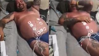 Doğum sancısı çeken erkeğin hali! 'Beni kurtarın' diye yalvardı