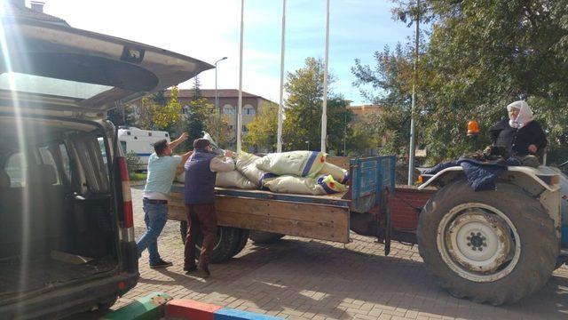 Çaycuma’da çiftçilere 70 ton buğday tohumluğu dağıtıldı