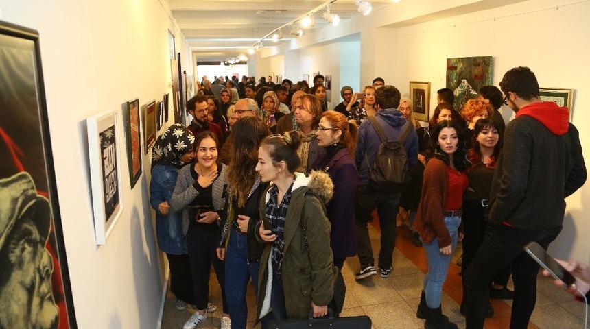 SD&Uuml;&rsquo;de Sanat&ccedil;ı &Ouml;ğretim Elemanları Sergisi