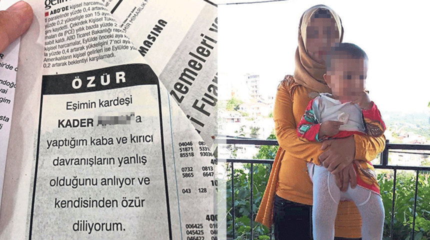 Gazetede şok ilan: Affet beni baldız!