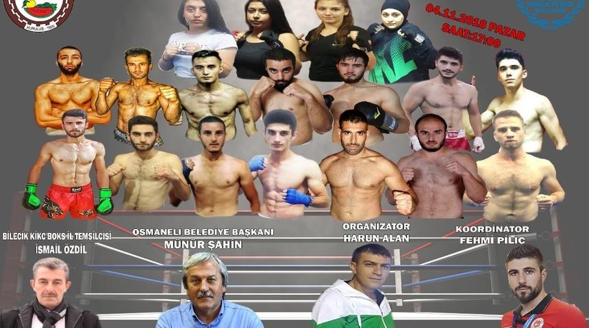 Osmaneli, 1. Gala Kick Boks M&uuml;sabakalarına ev sahipliği yapacak