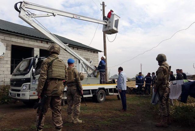 Ağrı'da jandarma destekli kaçak elektrik operasyonu