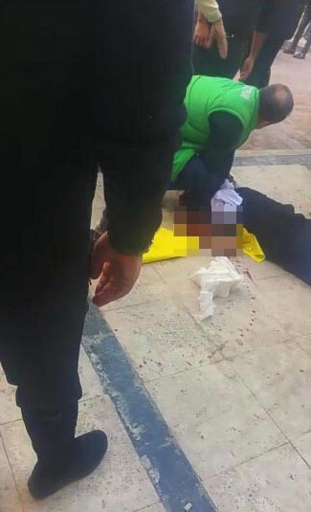 Boşandığı eşinin vurduğu kadına ilk müdahale görüntülenmiş