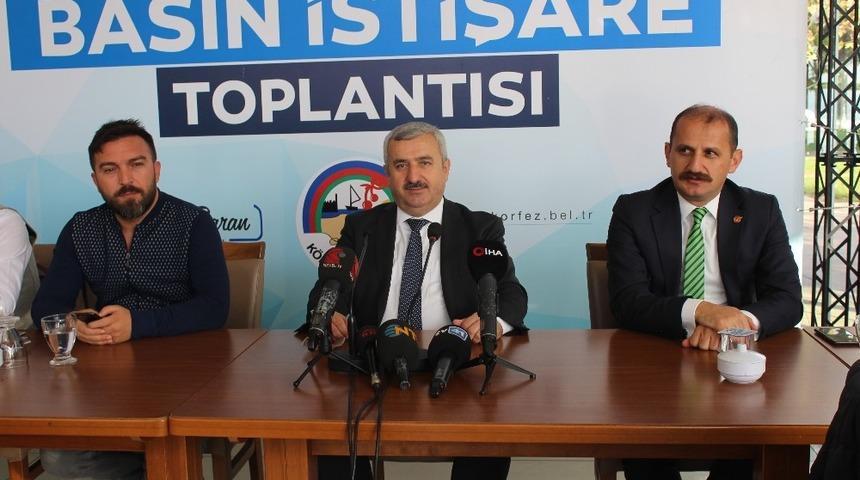 K&ouml;rfez Belediye Başkanı İsmail Baran, projeleri hakkında bilgi verdi