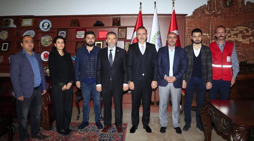 Kızılay Nevşehir Şube Başkanı Civelek, Başkan Se&ccedil;en&rsquo;i ziyaret etti