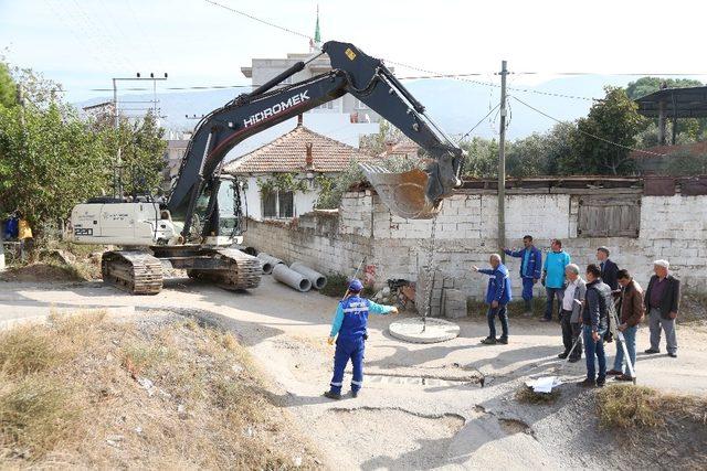 Büyükşehir üç mahalleyi daha kanalizasyon altyapısına kavuşturuyor