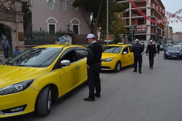 Balıkesir’de ticari taksilere uygulama