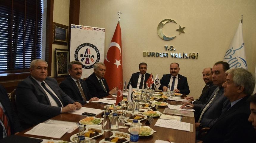 Isparta Valisi BAKA &uuml;yelerine veda etti