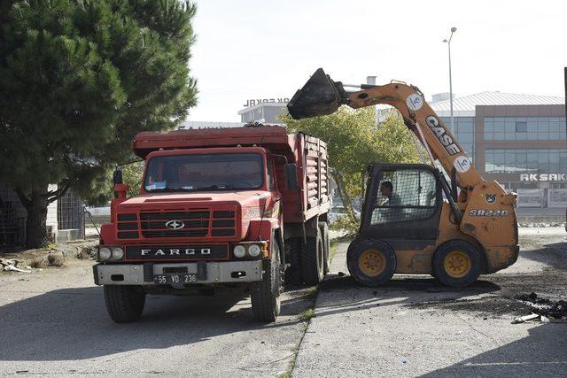 Tekkeköy sanayilerinde kapsamlı temizlik