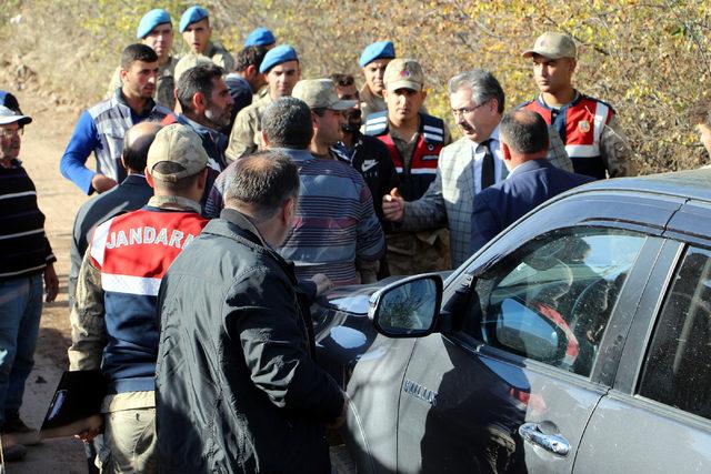 Tokat'ta köy yolu çalışmasında gerginlik