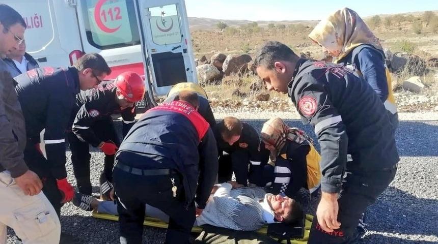 Şanlıurfa&rsquo;da trafik kazası: 1 yaralı