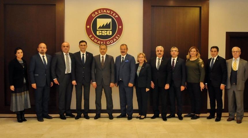 Vali Ali Yerlikaya&rsquo;dan GSO&rsquo;ya veda ziyareti